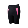 Cuissard femme sans bretelles Omnium - Couleur : Noir/Rose