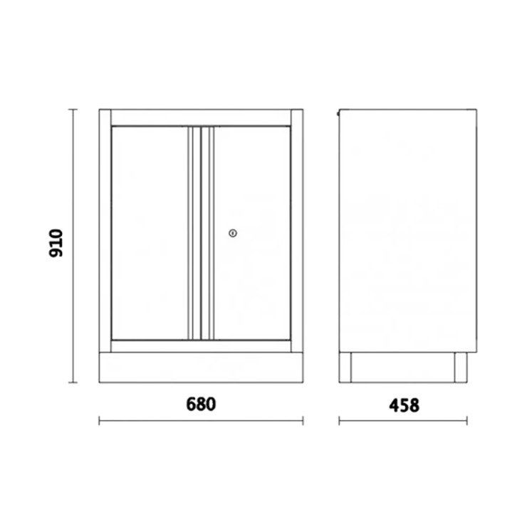 Meuble bas - 2 portes