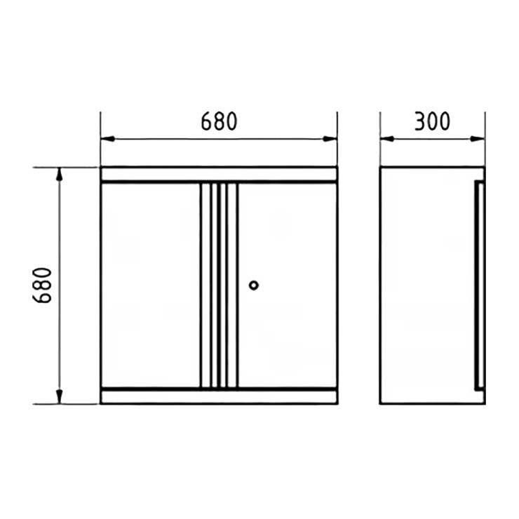 Meuble haut - 2 portes