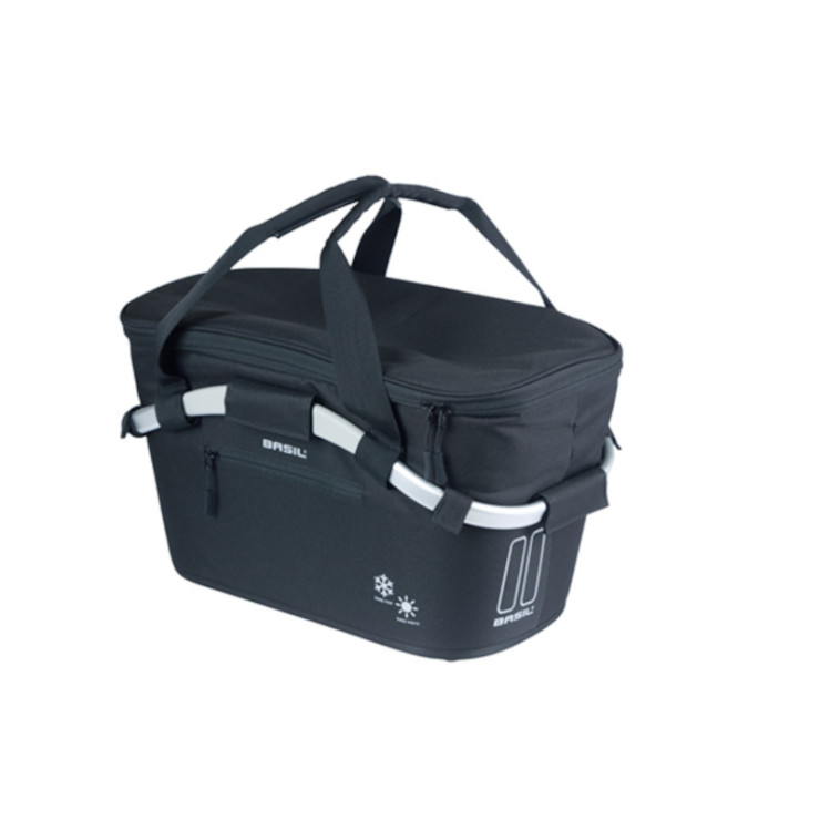 Basil Classic Carry All panier arrière MIK, 18L, noir