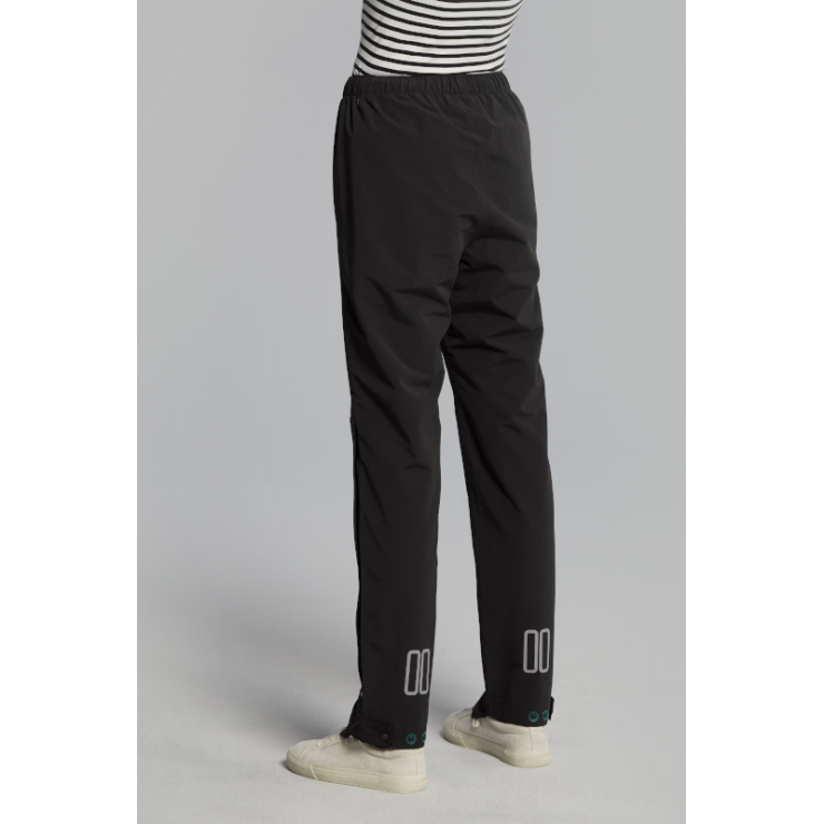 Basil Mosse pantalon de pluie femmes, Noir M