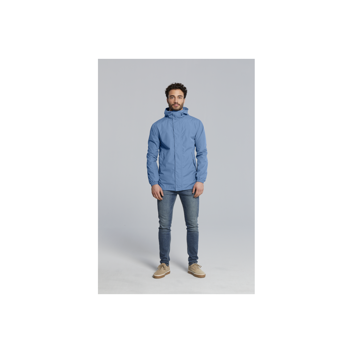 Basil Hoga veste de pluie unisex Bleu horizon XS