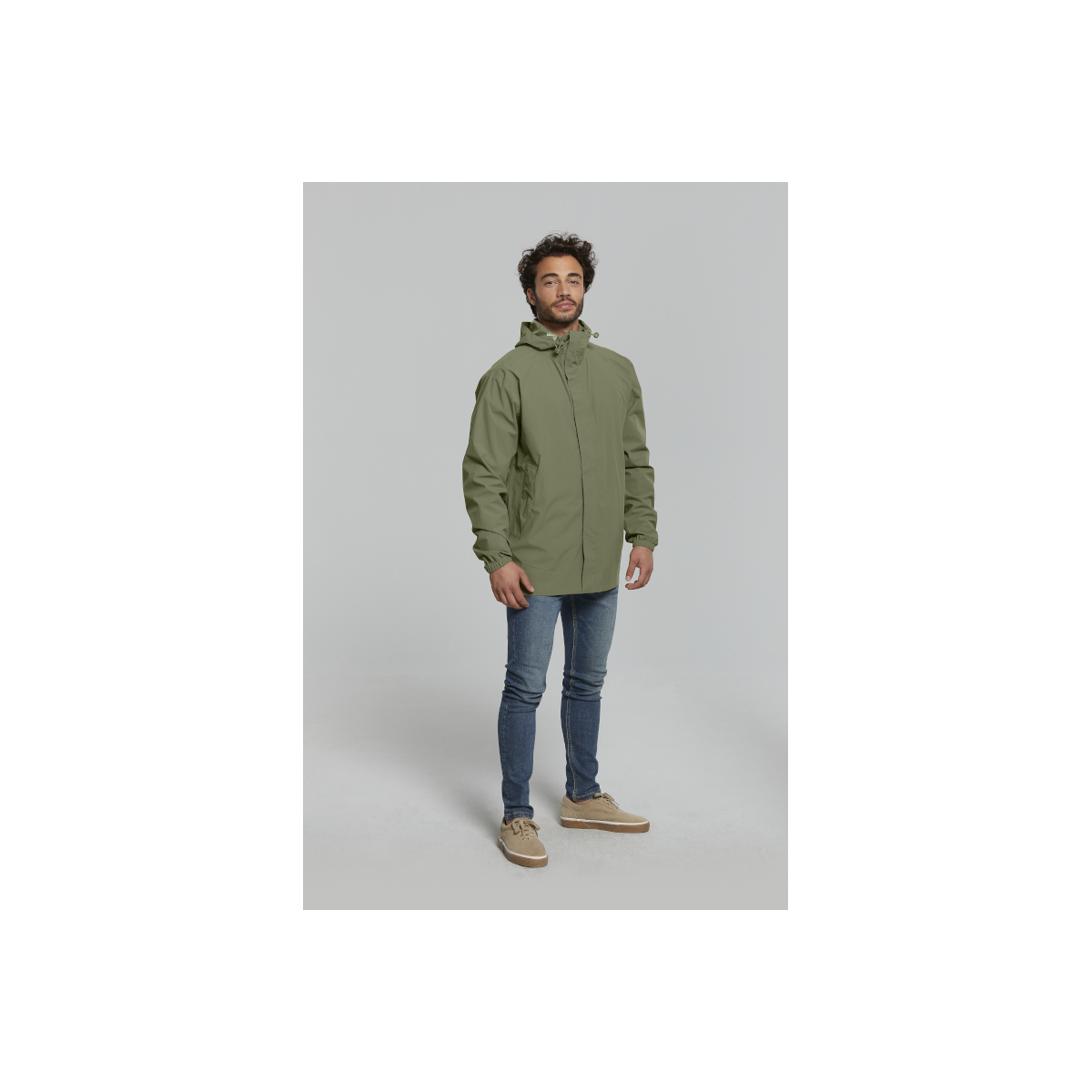 Basil Hoga veste de pluie unisex Vert olive S