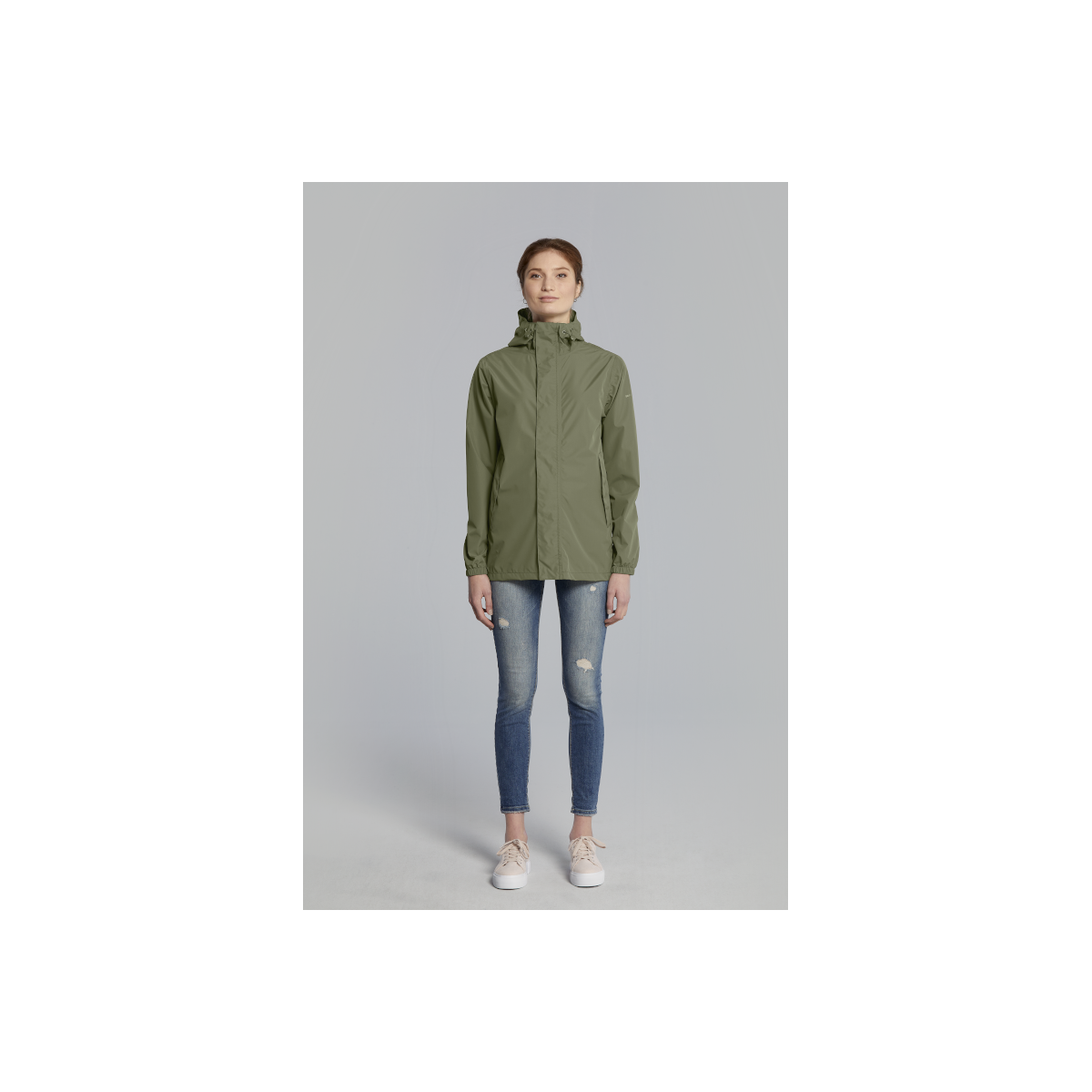 Basil Hoga veste de pluie unisex Vert olive L