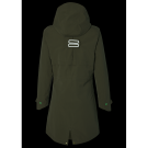 Basil Mosse veste de pluie Parka femmes, Vert olive M