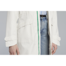 Basil Mosse veste de pluie Parka femmes, blanc XS