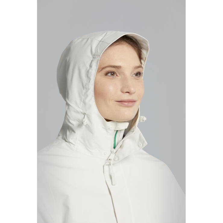 Basil Mosse veste de pluie Parka femmes, blanc S