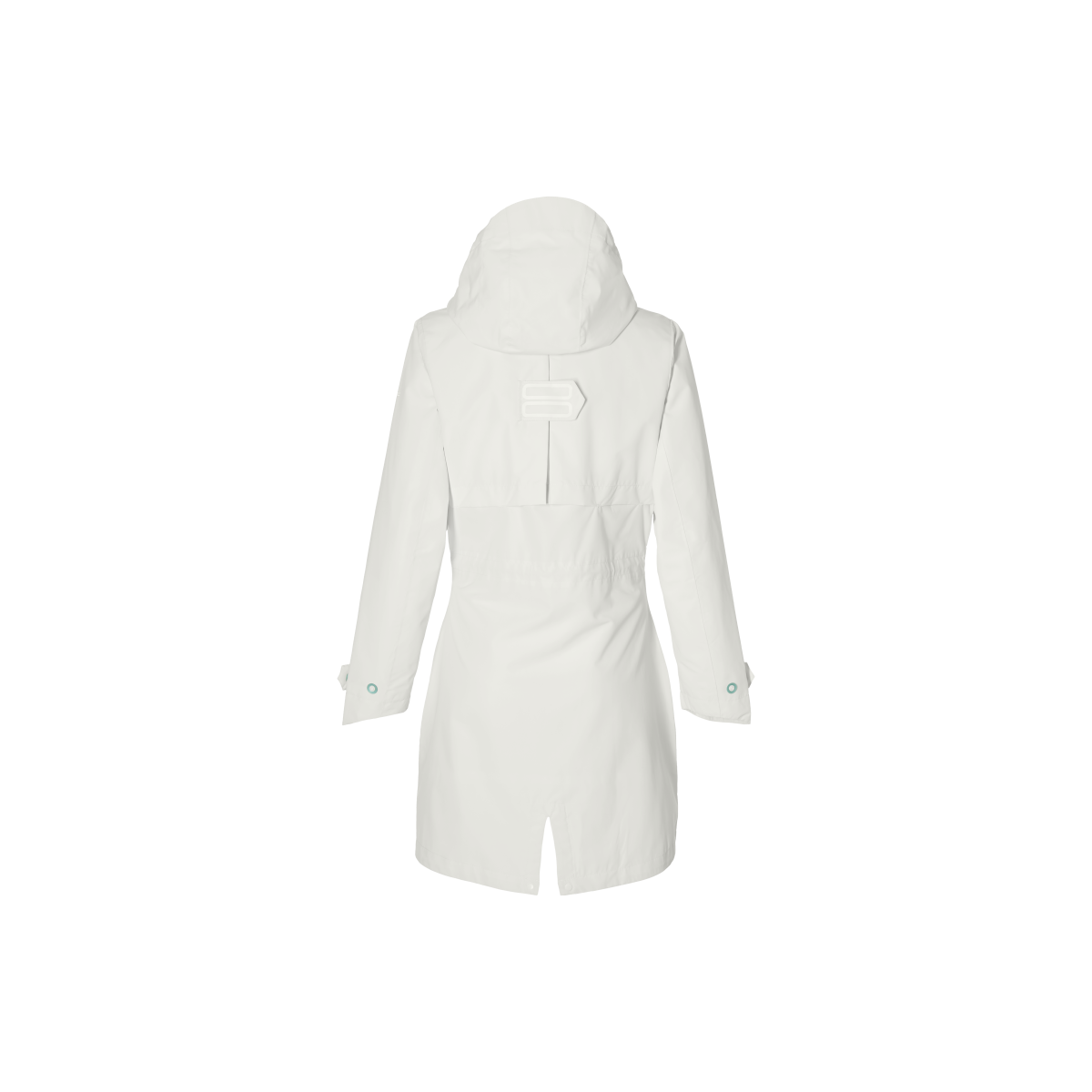 Basil Mosse veste de pluie Parka femmes, blanc L