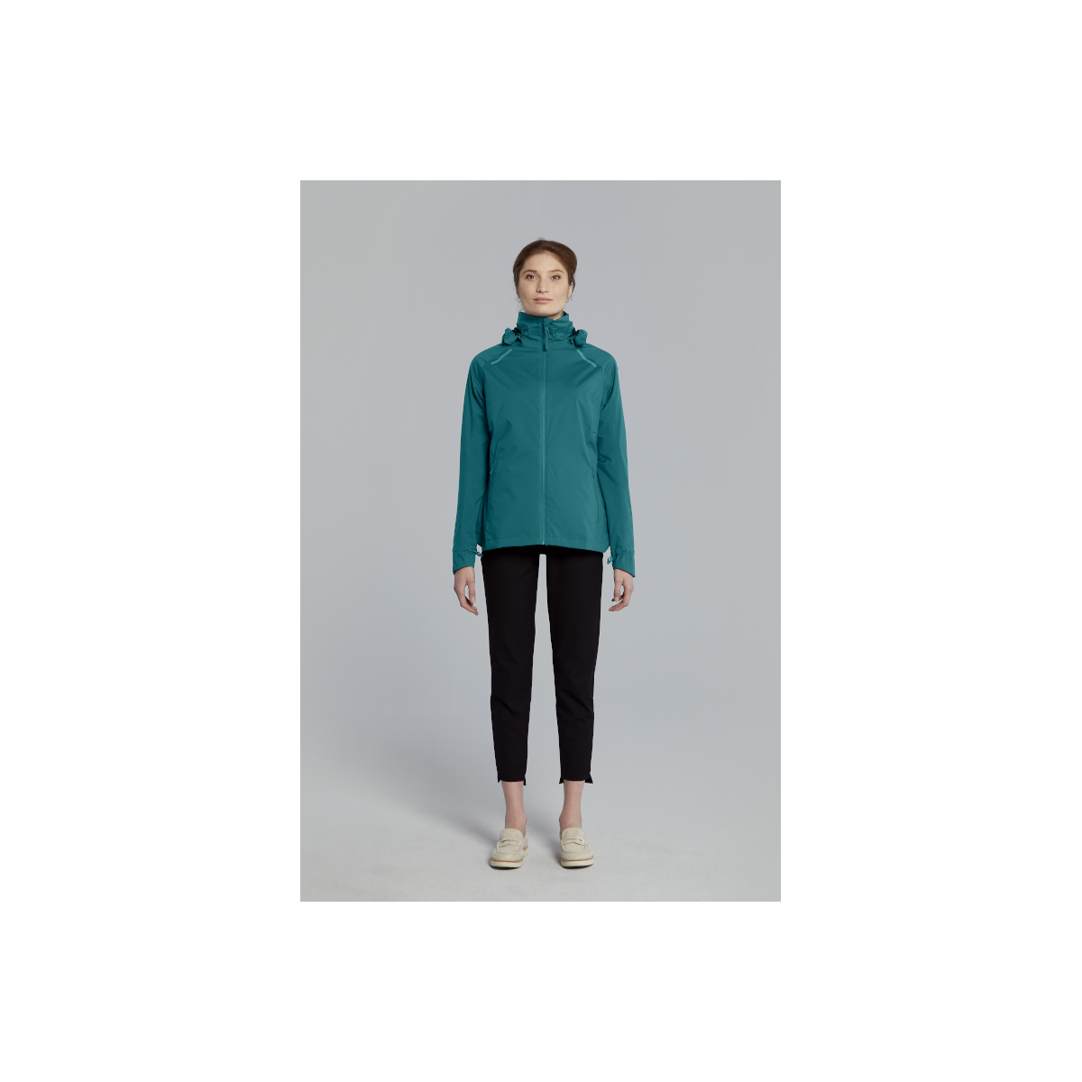 Basil Skane veste imperméable femmes, Vert XS