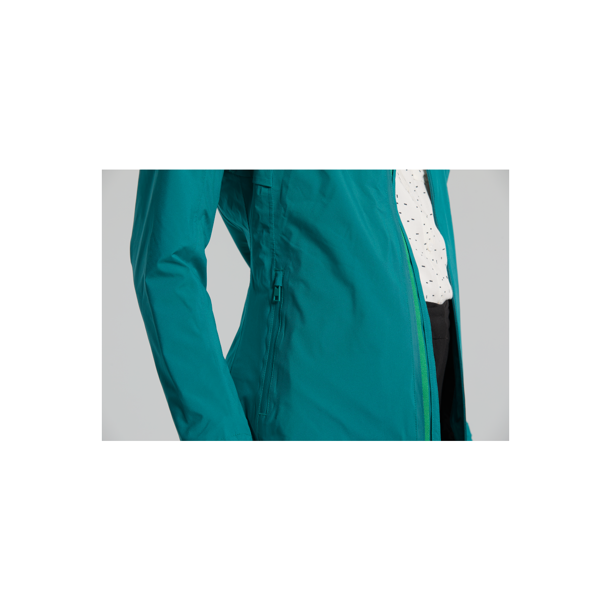 Basil Skane veste imperméable femmes, Vert XS