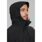 Basil Mosse veste de pluie Parka hommes, Noir S