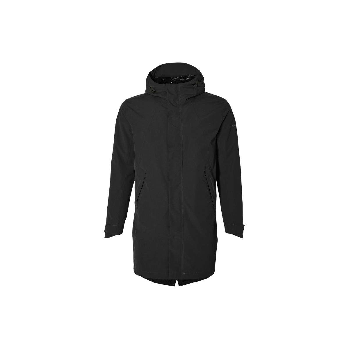 Basil Mosse veste de pluie Parka hommes, Noir L