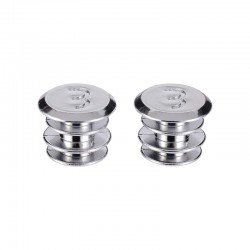 Bouchons de cintre chromé  (2pcs)