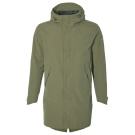 Basil Mosse veste de pluie Parka hommes, Vert olive L