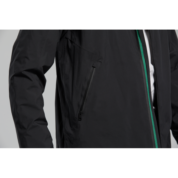 Basil Skane veste imperméable hommes, Noir S