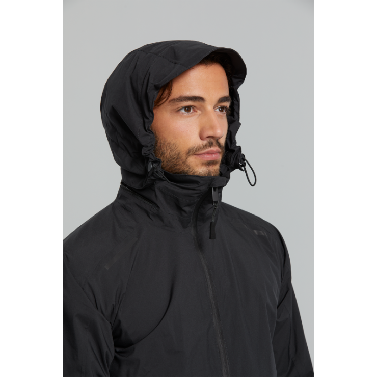 Basil Skane veste imperméable hommes, Noir M