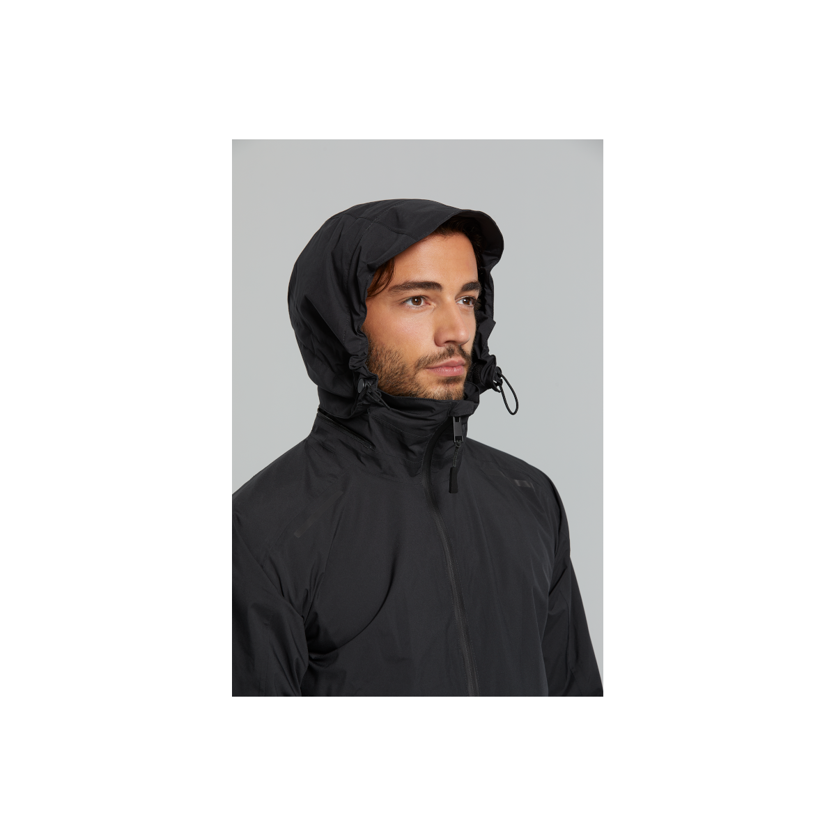 Basil Skane veste imperméable hommes, Noir L