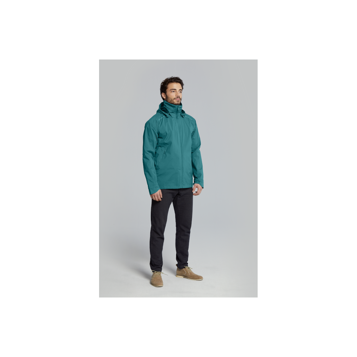 Basil Skane veste imperméable hommes, Vert S