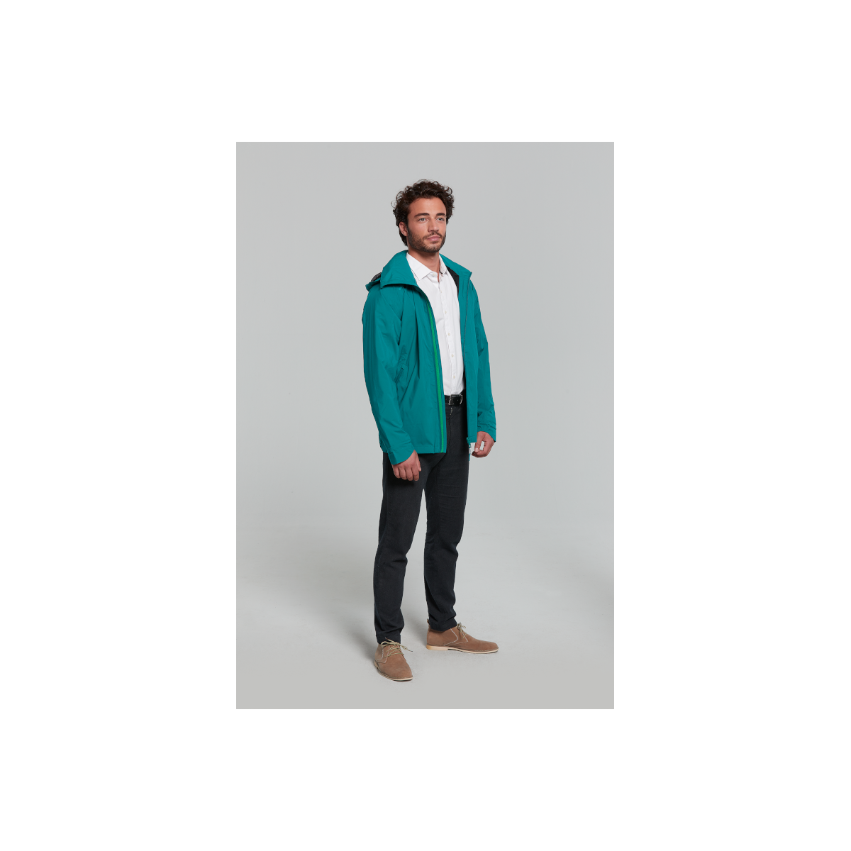 Basil Skane veste imperméable hommes, Vert M