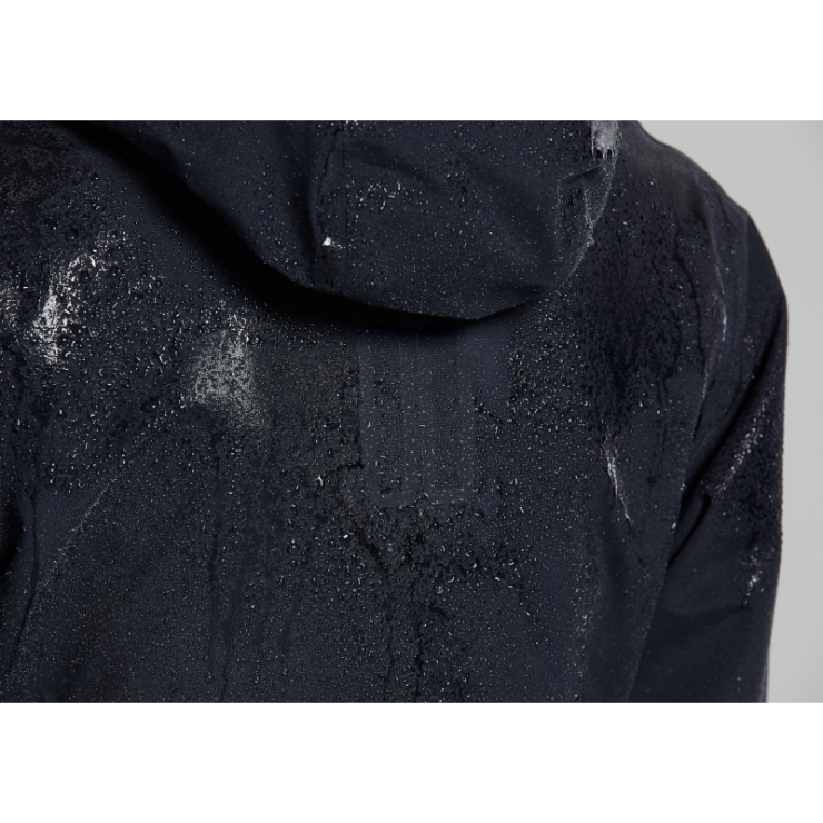 Basil Mosse veste de pluie femmes trench-coat, Bleu nuit S