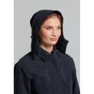 Basil Mosse veste de pluie femmes trench-coat, Bleu nuit S