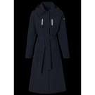 Basil Mosse veste de pluie femmes trench-coat, Bleu nuit M