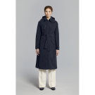 Basil Mosse veste de pluie femmes trench-coat, Bleu nuit M