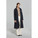 Basil Mosse veste de pluie femmes trench-coat, Bleu nuit XL