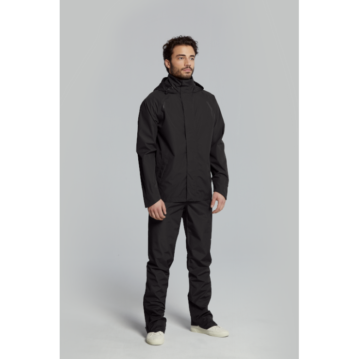 Basil Hoga ensemble de pluie unisex Noir S