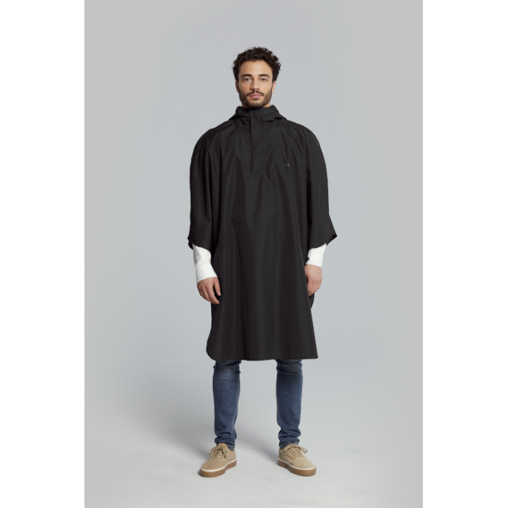 Basil Hoga poncho de pluie unisex Noir taille unique