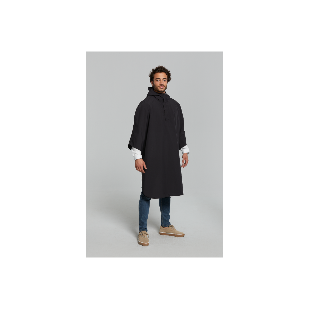 Basil Hoga poncho de pluie unisex Noir taille unique