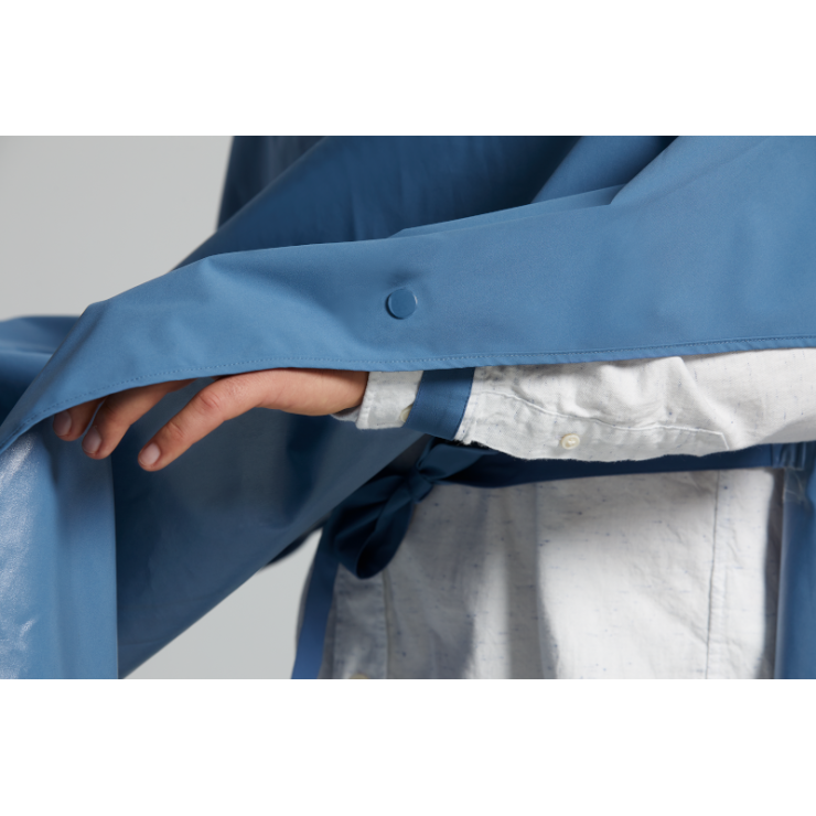 Basil Hoga poncho de pluie unisex Bleu taille unique