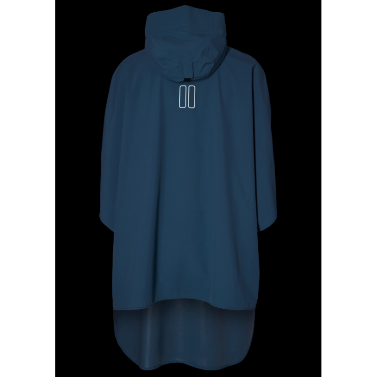 Basil Hoga poncho de pluie unisex Bleu taille unique