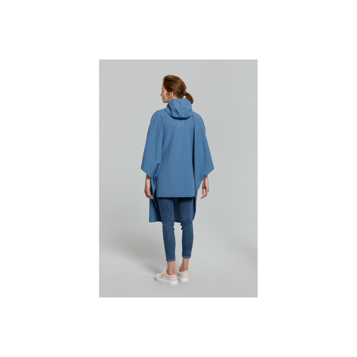 Basil Hoga poncho de pluie unisex Bleu taille unique