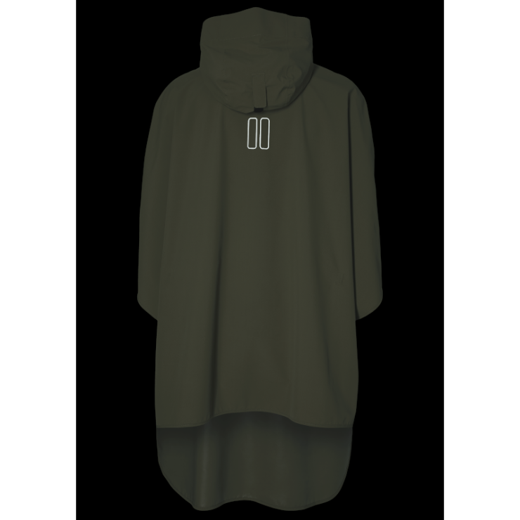 Basil Hoga poncho de pluie unisex Vert olive taille unique