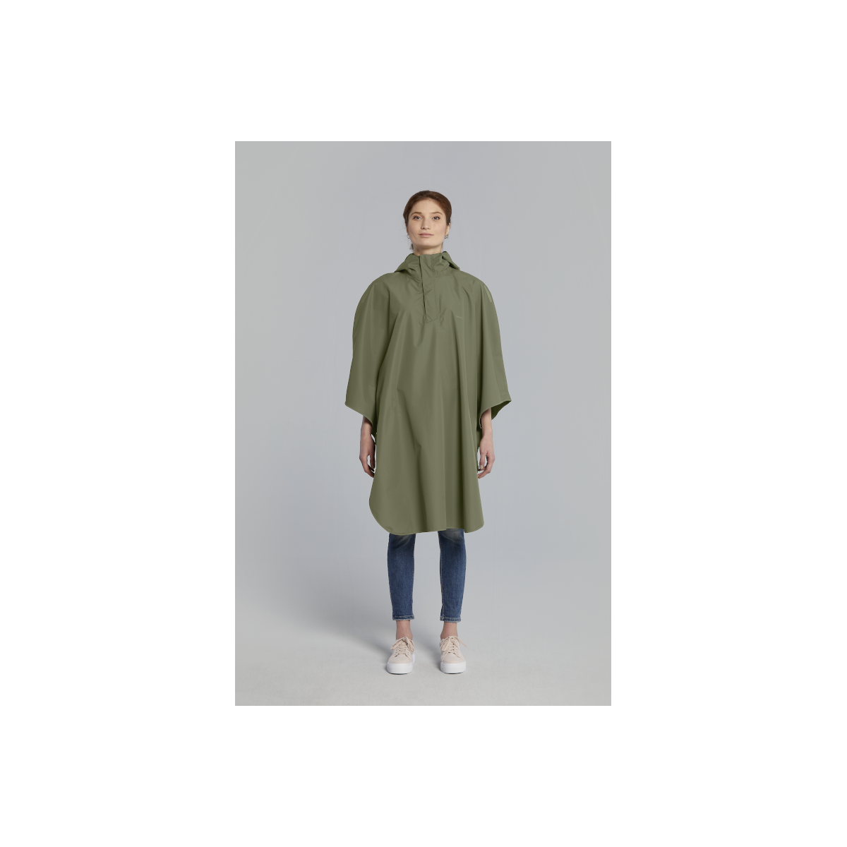 Basil Hoga poncho de pluie unisex Vert olive taille unique