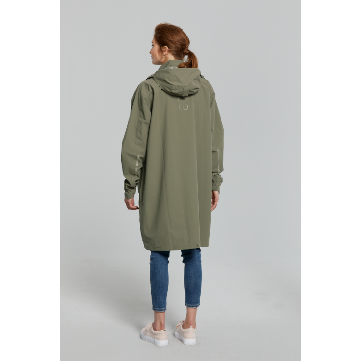 Basil Mosse poncho de pluie unisex, Vert olive taille unique