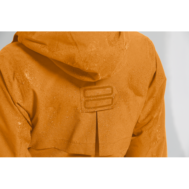 Basil Mosse veste de pluie Parka femmes Ocre  XS