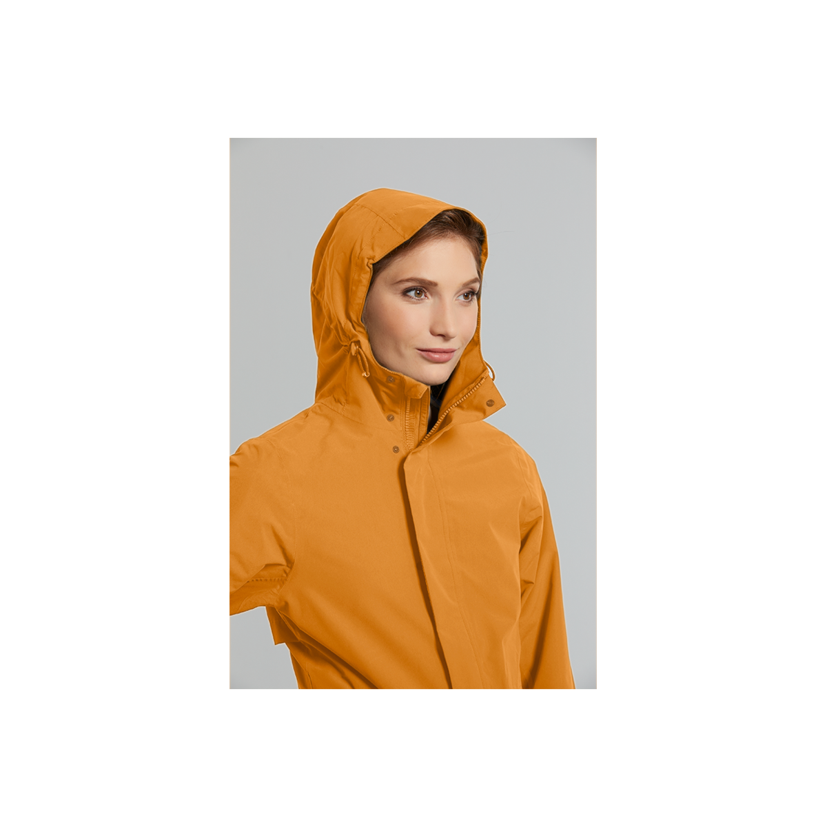 Basil Mosse veste de pluie Parka femmes Ocre  M