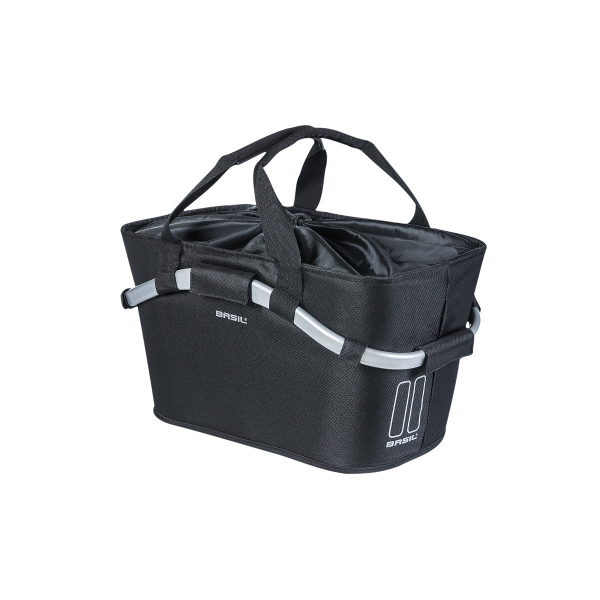 Basil Classic Carry All panier arrière MIK, noir