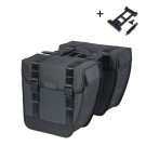 Basil Tour Waterproof sacoche double MIK, 28L, noir Basil Tour Waterproof sacoche double MIK, 28L, noir