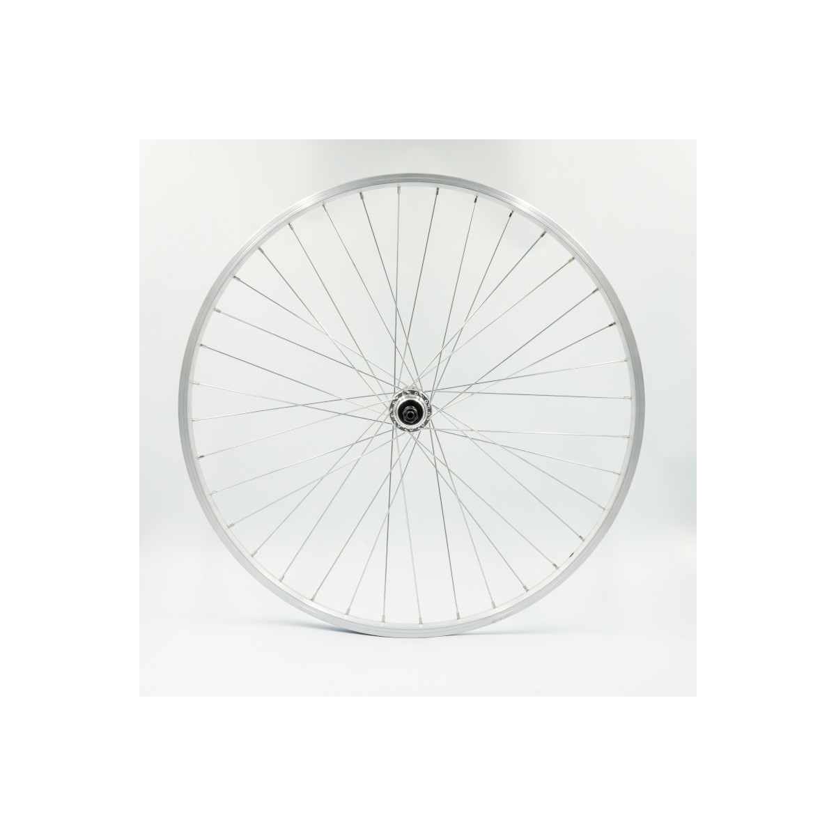 Roue 26" ARR RL 7vit, jante alu simple paroi argent, QR10