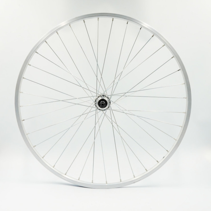 Roue 26" ARR RL 7vit, jante alu simple paroi argent, QR10