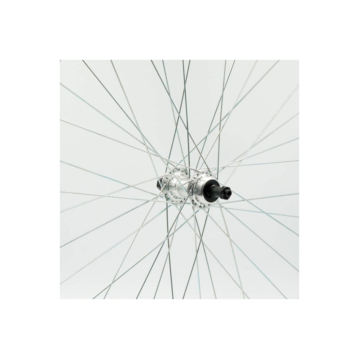 Roue 26" ARR RL 7vit, jante alu simple paroi argent, QR10