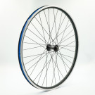 Roue 26" AV, jante alu double paroi noire, QR10