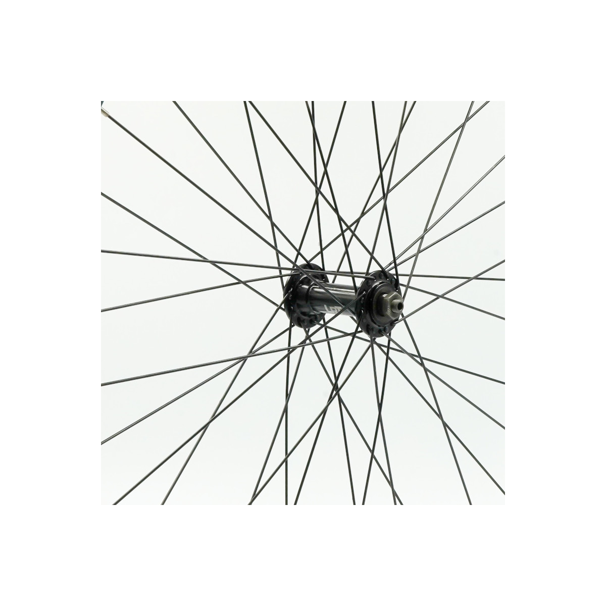 Roue 26" AV, jante alu double paroi noire, QR10