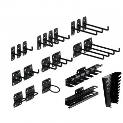 Set de crochets noir (22...