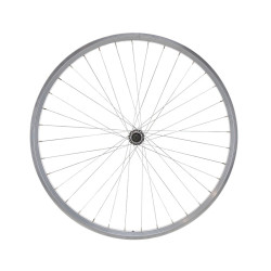 Roue avant 650B URBAN, double paroi, argent, patin, QR10