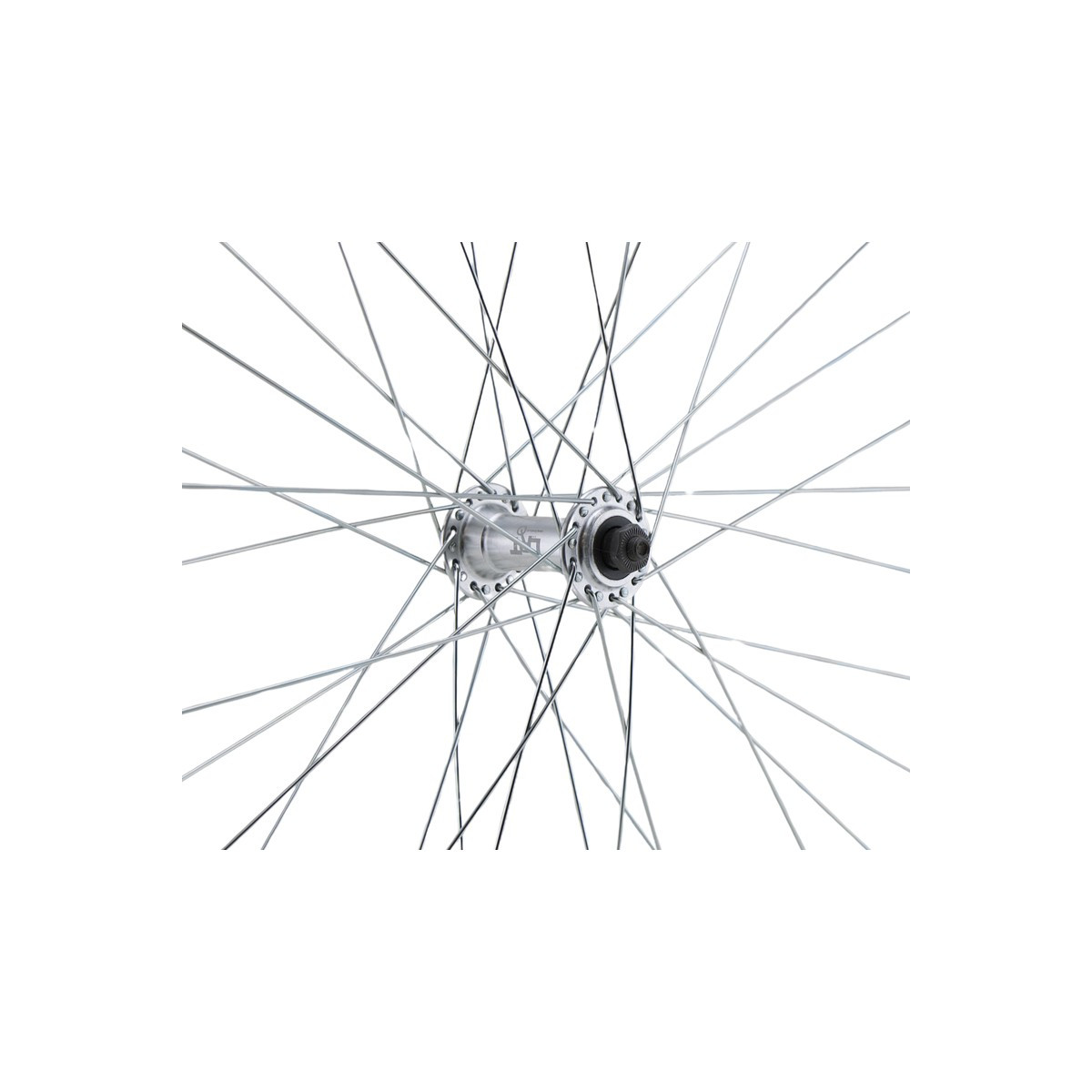 Roue avant 650B URBAN, double paroi, argent, patin, QR10