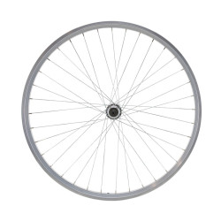 Roue arrière 650B URBAN, double paroi, argent, patin, QR10